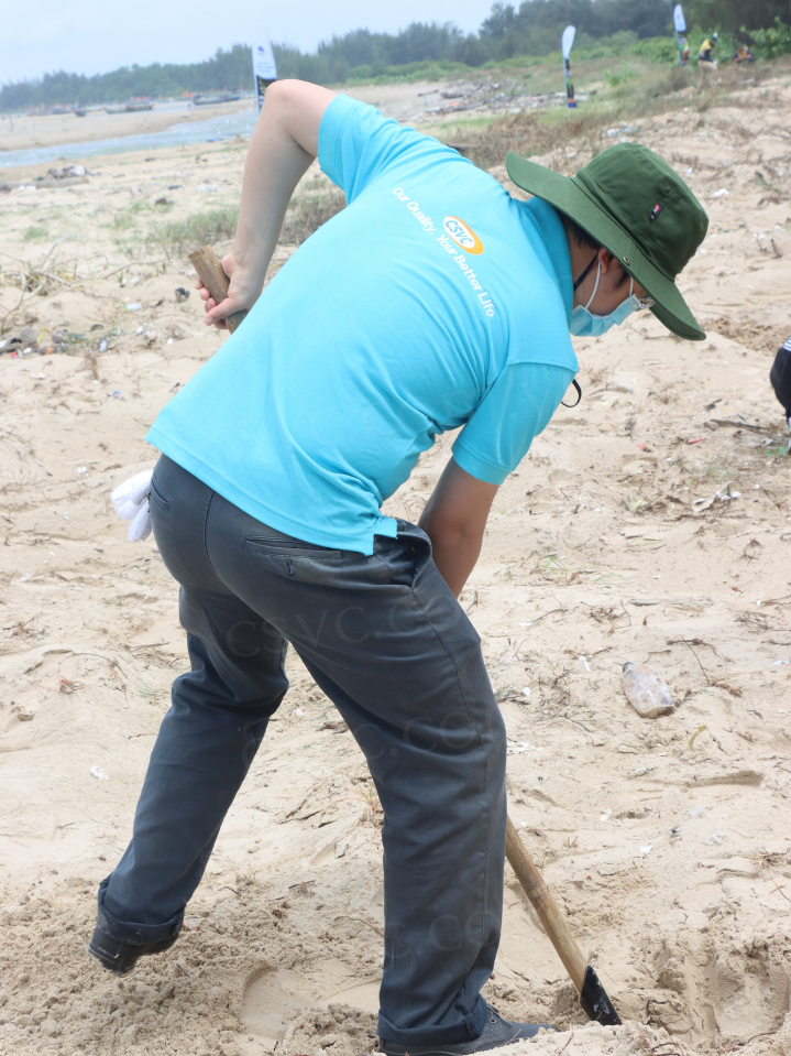 CSVC COLLABORATES WITH TRADE UNION  DONATING 1000 TREES TO PARTICIPATE IN THE PROGRAM UNITED STRENGTH, GREENING THE FUTURE HOSTED BY NS BLUESCOPE CO., LTD
